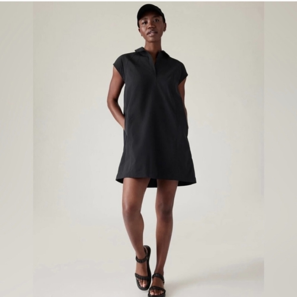 Athleta performance poplin dress size Medium